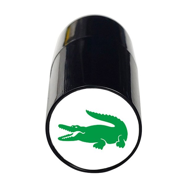 Grn Krokodille Stempel