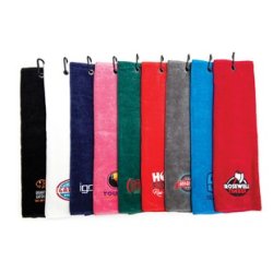 Golf Towel med broderet logo