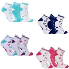 3 Pack Ankle Socks