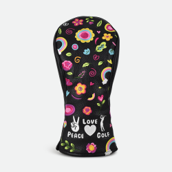 PRG Originals Headcover Peace &amp; Love &amp; Golf