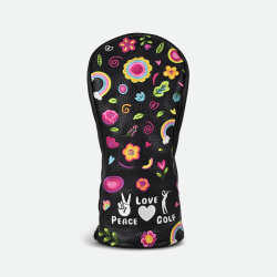 PRG Originals Headcover Peace &amp; Love &amp; Golf