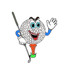 Golfball face ball marker
