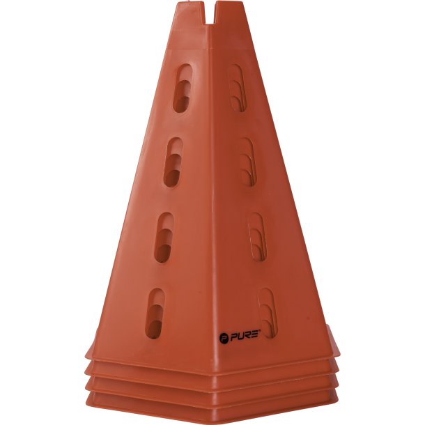 P2I Triangle Cone Set 30cm 6pk