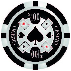 Poker chip ball marker