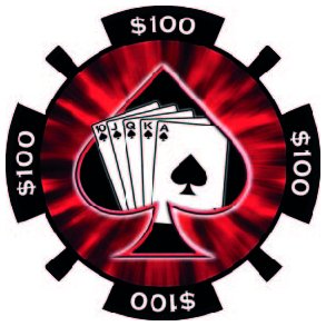 Royal flush ball marker