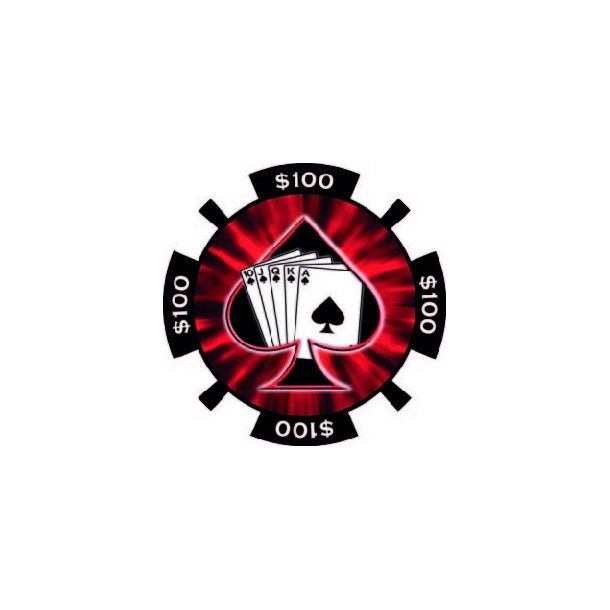 Royal flush ball marker