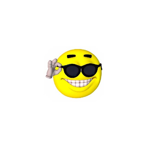 Smiley Sunglasses ball marker