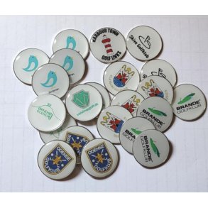 PF ball markers logo (min. 50 stk)